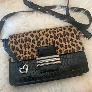 Brighton Croco/Pony Hair Crossbody/clutch